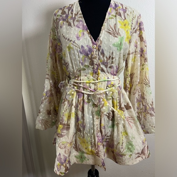 Alexis Floral Embroidered Behati-Dress Sz  XS - Picture 3 of 10